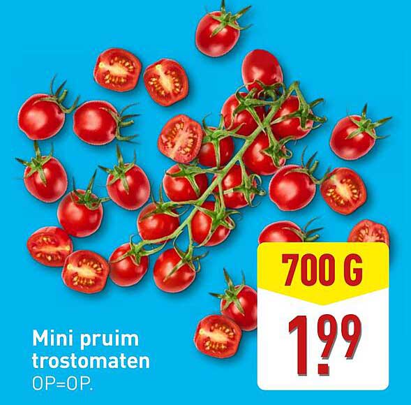 Mini pruim trostomaten