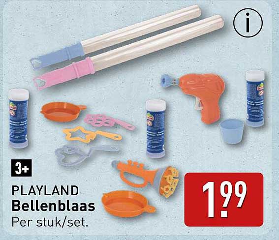 PLAYLAND Bellenblaas Per stuk/set.