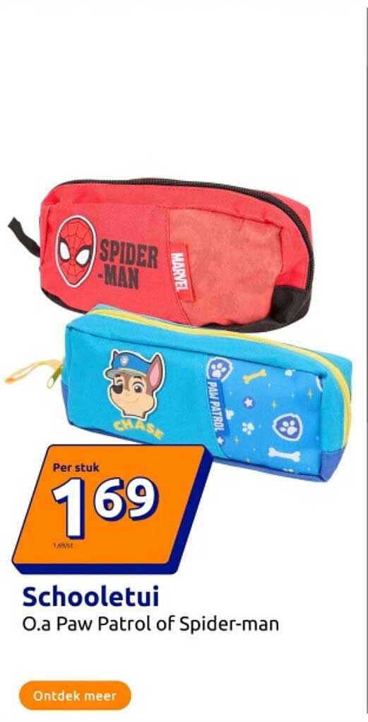 Scholetoets O.a Paw Patrol of Spider-man