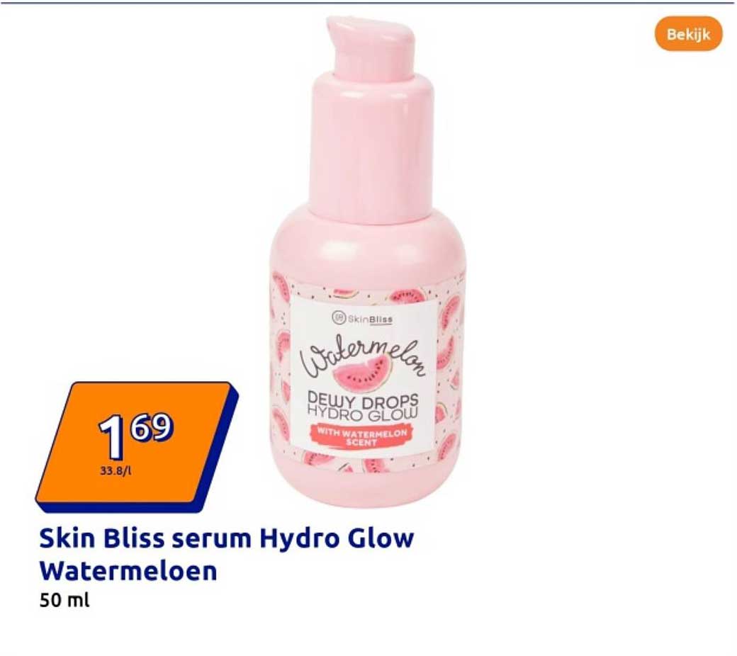Skin Bliss serum Hydro Glow Watermeloen