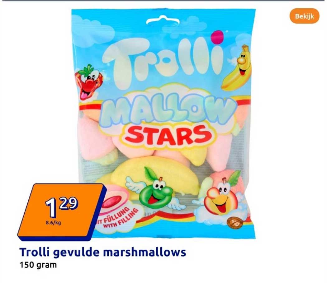 Trolli gevulde marshmallows