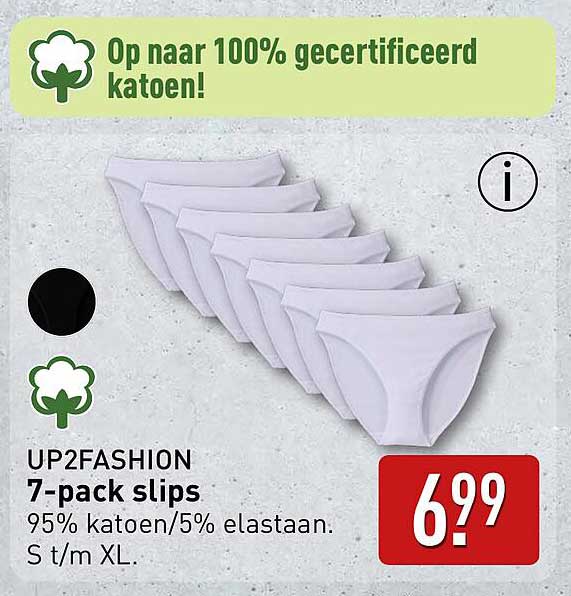UP2FASHION 7-pack slips