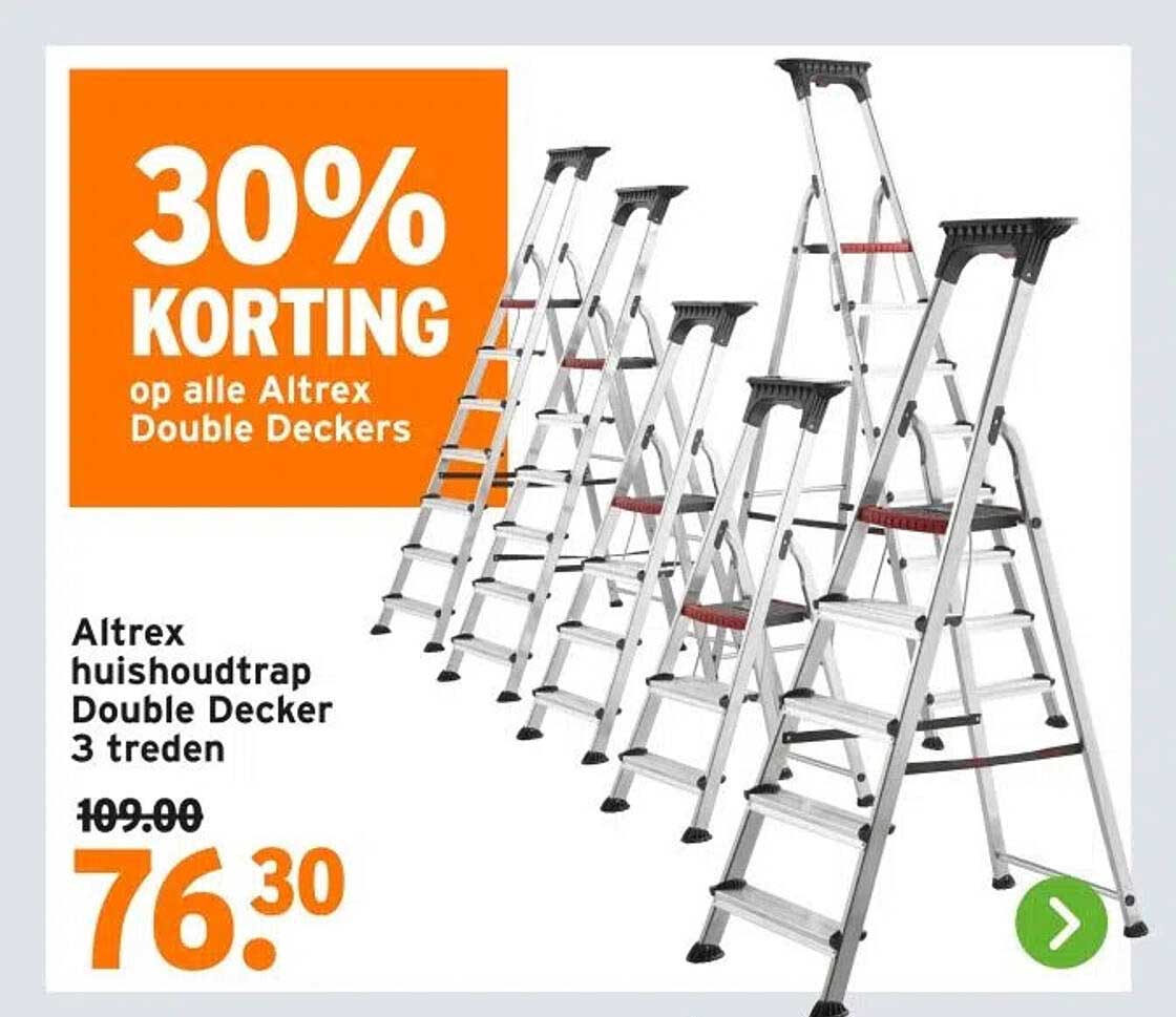 30% KORTING op alle Altrex Double Deckers
