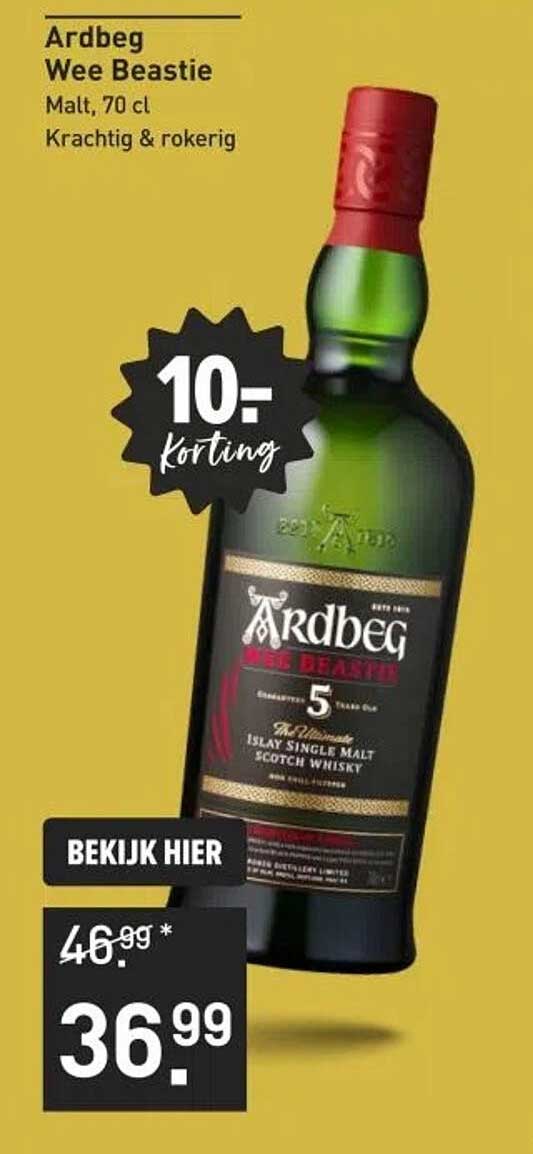 Ardbeg Wee Beastie Malt, 70 cl