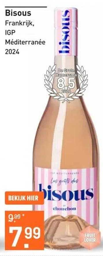 Bisous Frankrijk, IGP Méditerranée 2024
