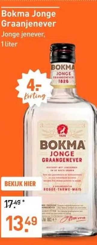 Bokma Jonge Graanjenever