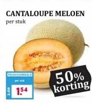 CANTALOUPE MELOEN per stuk