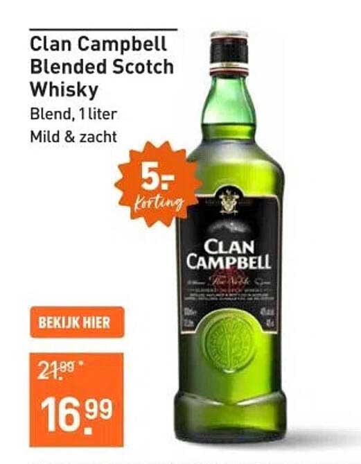 Clan Campbell Blended Scotch Whisky