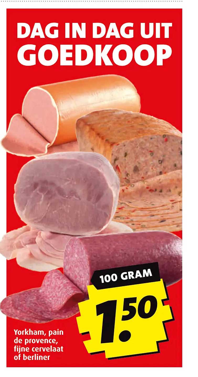Dag in dag uit goedkoop