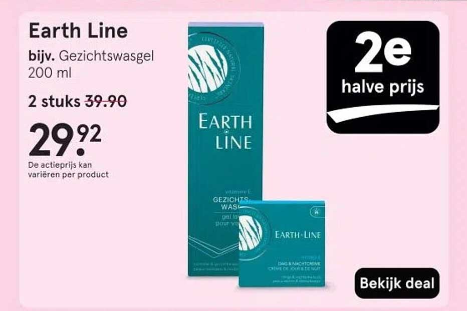 Earth Line bijv. Gezichtswasgel 200 ml