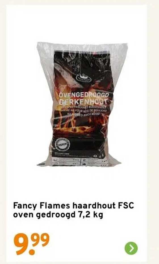 Fancy Flames haardhout FSC oven gedroogd 7,2 kg