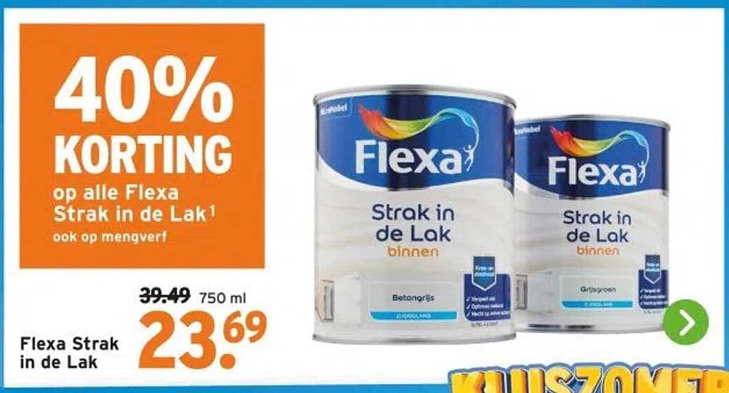 Flexa Strak in de Lak
