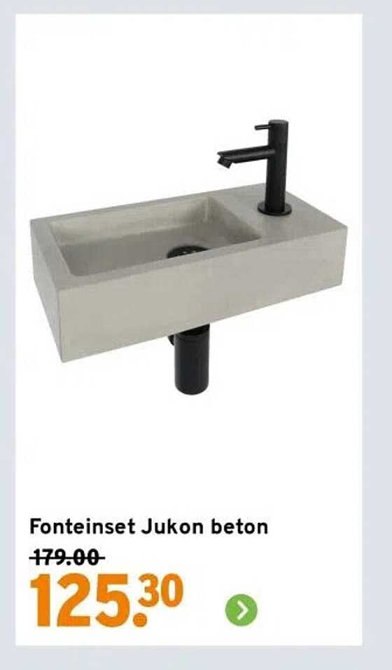 Fonteinset Jukon beton