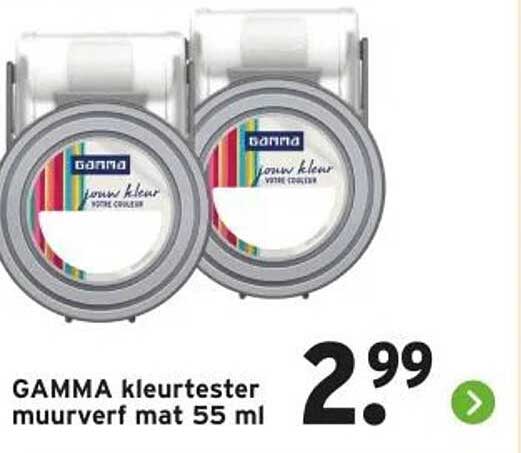 GAMMA kleurtester muurverf mat 55 ml