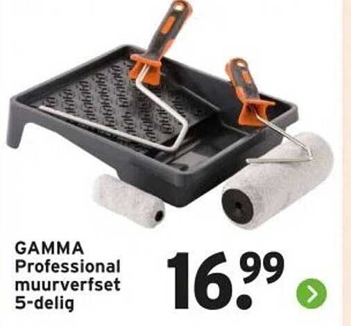 GAMMA Professional muurverfset 5-delig