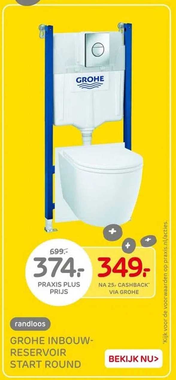 GROHE INBOUW-RESERVIOIR START ROUND