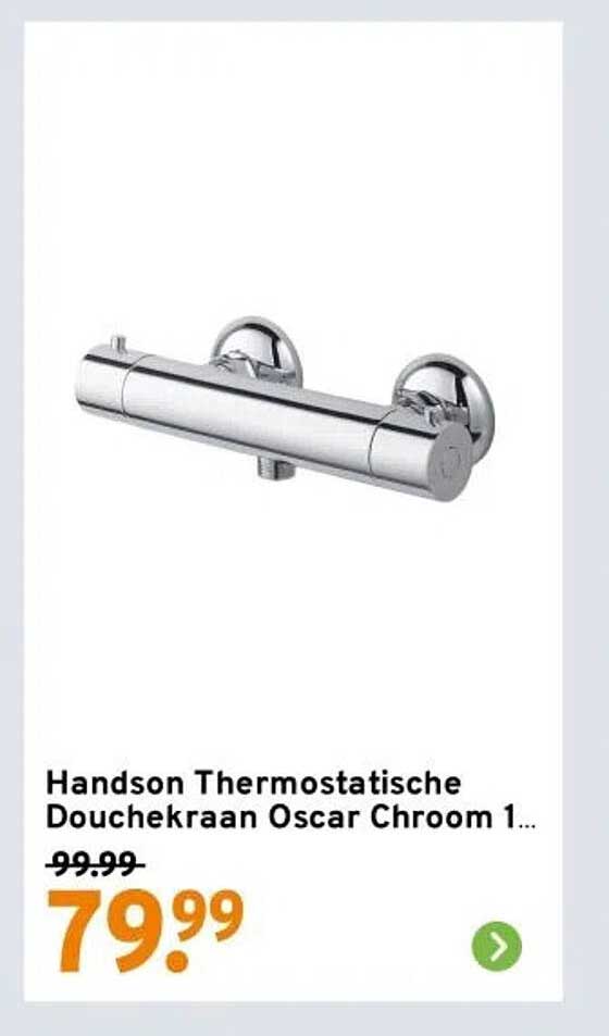 Handson Thermostatische Douchekraan Oscar Chroom
