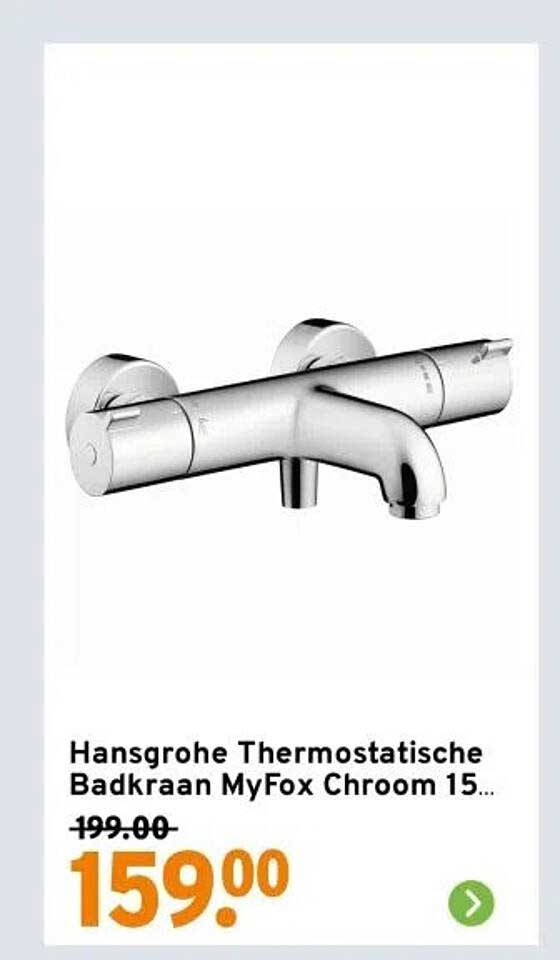 Hansgrohe Thermostatische Badkraan MyFox Chroom 15...