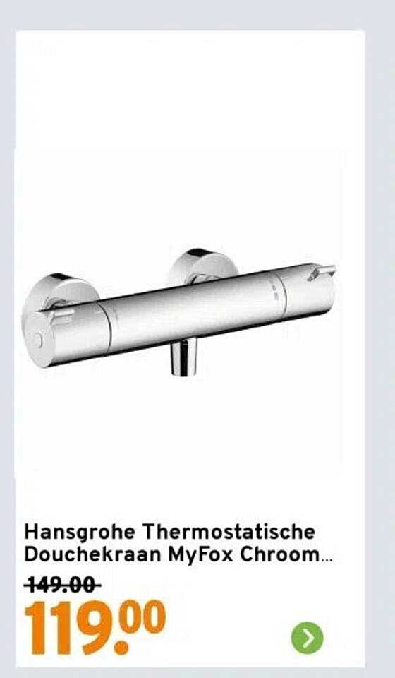 Hansgrohe Thermostatische Douchekraan MyFox Chroom