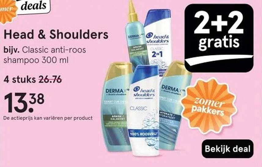 Head & Shoulders bijv. Classic anti-roos shampoo 300 ml