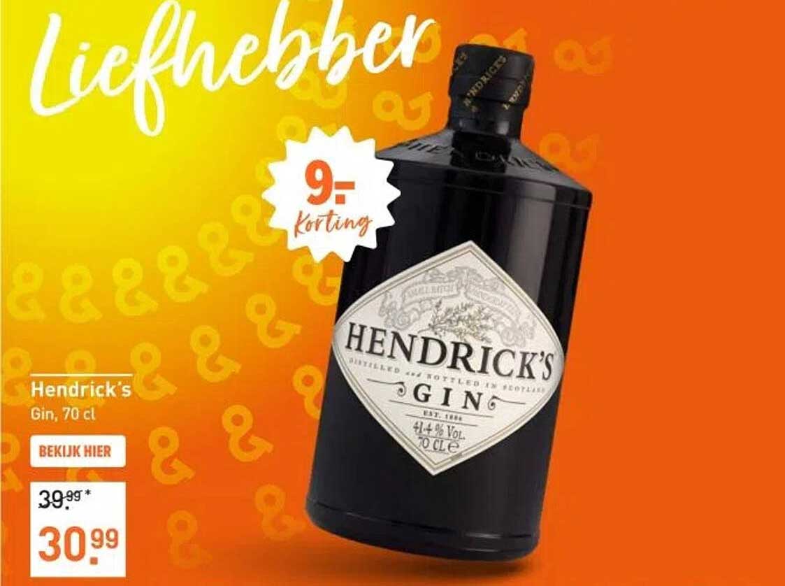 Hendrick's Gin, 70 cl