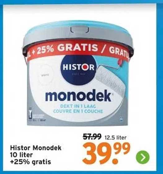 Histor Monodek 10 liter +25% gratis