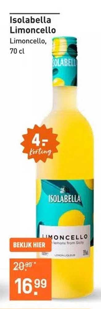 Isolabella Limoncello, 70 cl