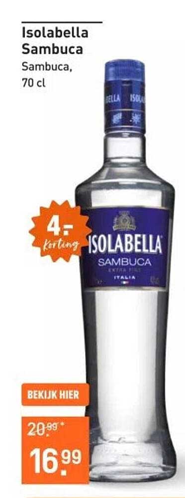 Isolabella Sambuca, 70 cl
