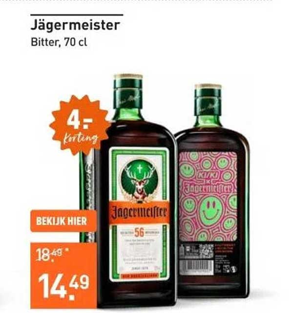 Jägermeister Bitter, 70 cl