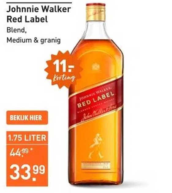 Johnnie Walker Red Label 1.75 L