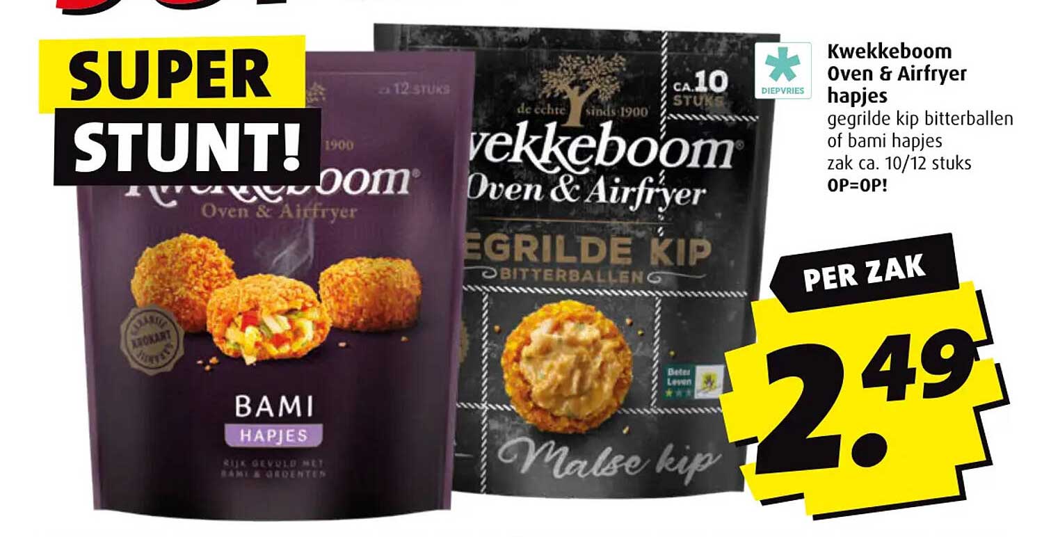 Kwekkeboom Oven & Airfryer hapjes