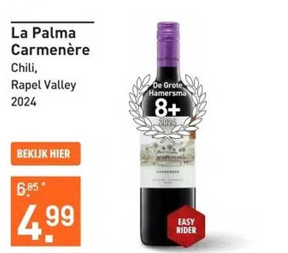 La Palma Carmenère Chili, Rapel Valley 2024