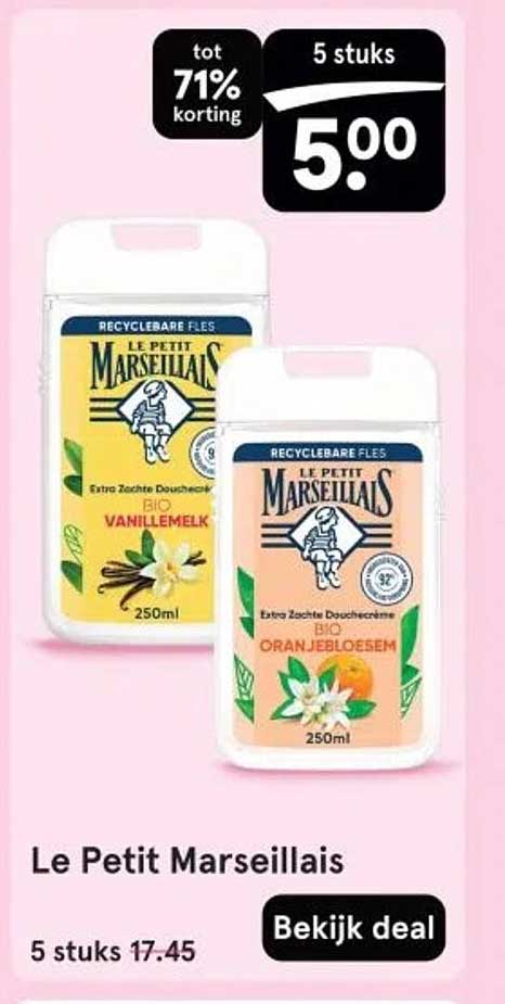 Le Petit Marseillais 5 stuks