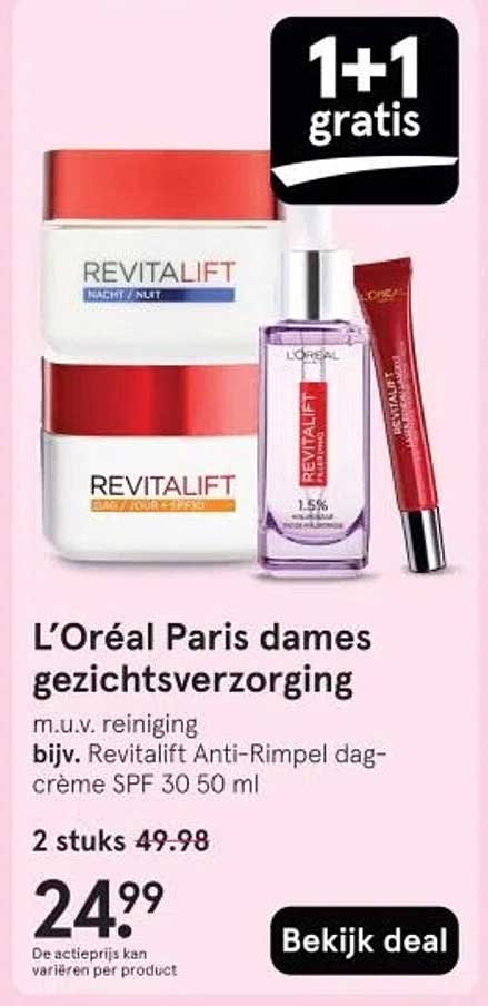 L’Oréal Paris dames gezichtsverzorging