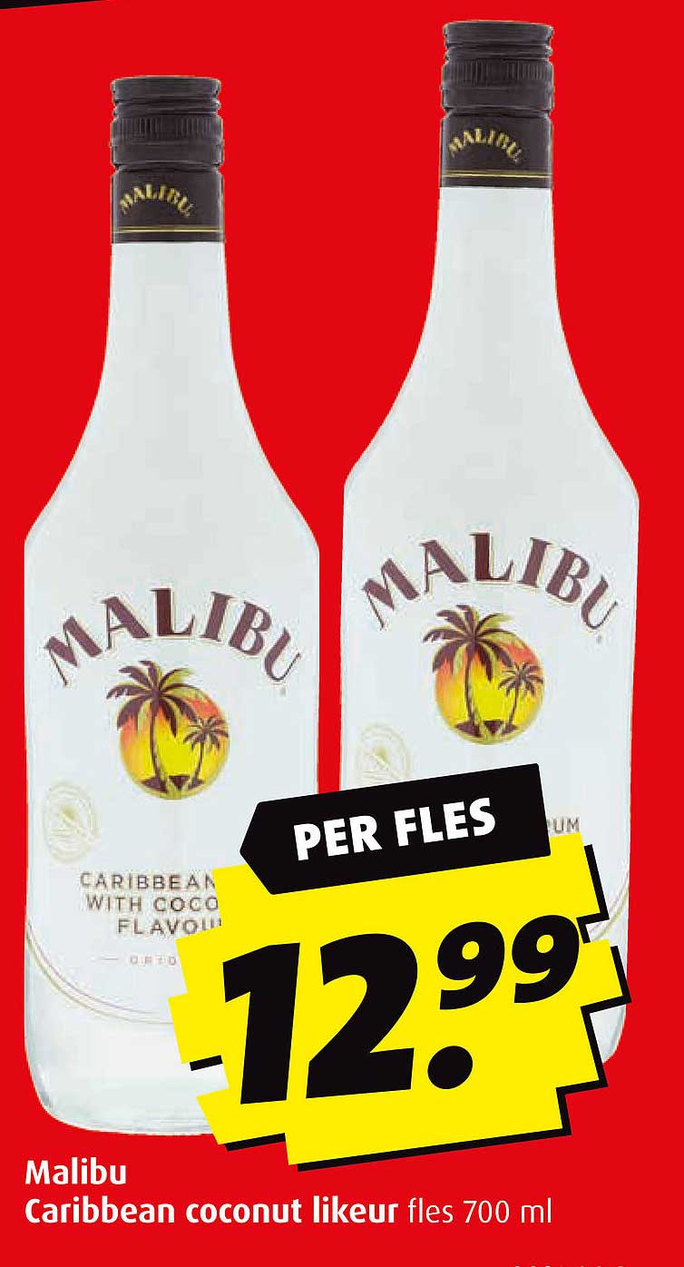 Malibu Caribbean coconut likeur fles 700 ml