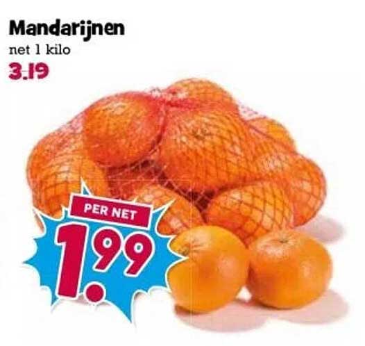 Mandarijnen net 1 kilo