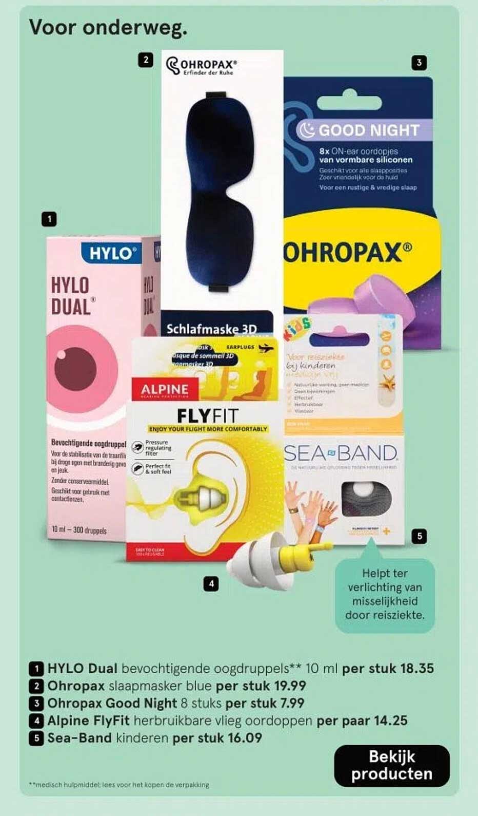 Ohropax Good Night 8 stuks per stuk 7.99