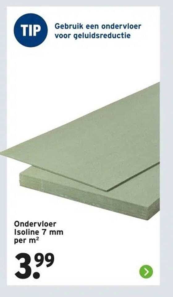 Ondervloer Isoline 7 mm per m²