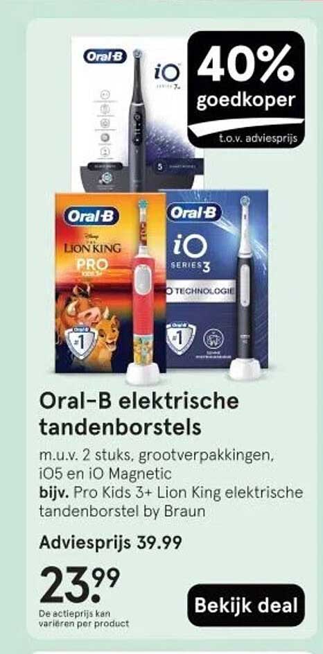 Oral-B elektrische tandenborstels