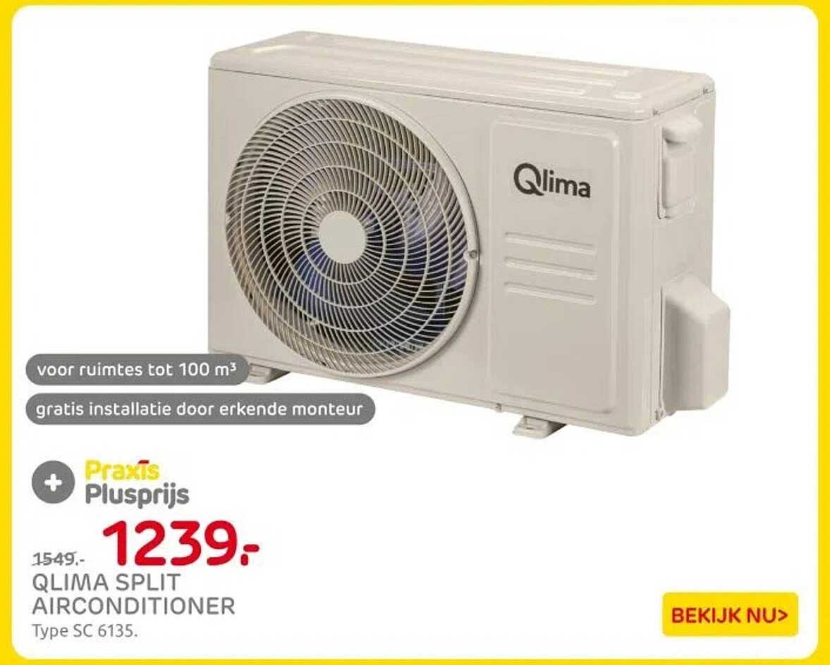 QLIMA SPLIT AIRCONDITIONER Type SC 6135