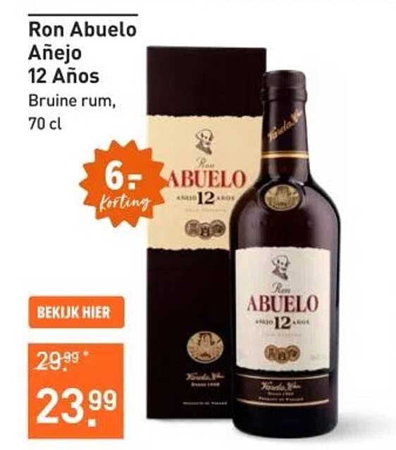 Ron Abuelo Añejo 12 Años