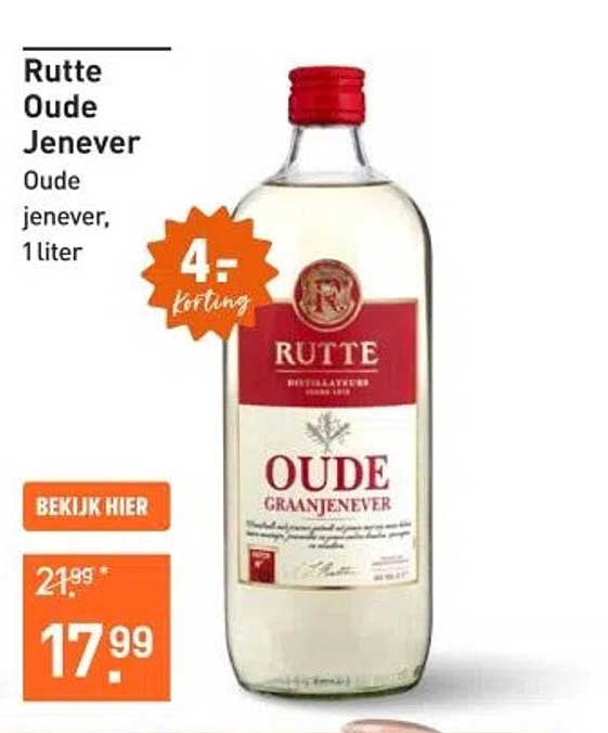 Rutte Oude Jenever