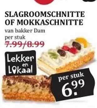 SLAGROMSCHNITTE OF MOKKASCHNITTE