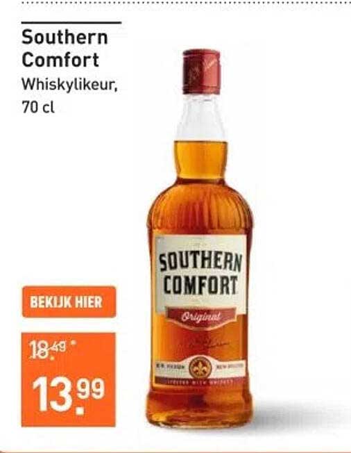 Southern Comfort Whiskylikeur, 70 cl