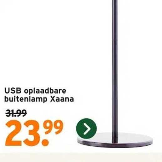 USB oplaadbare buitenlamp Xaana