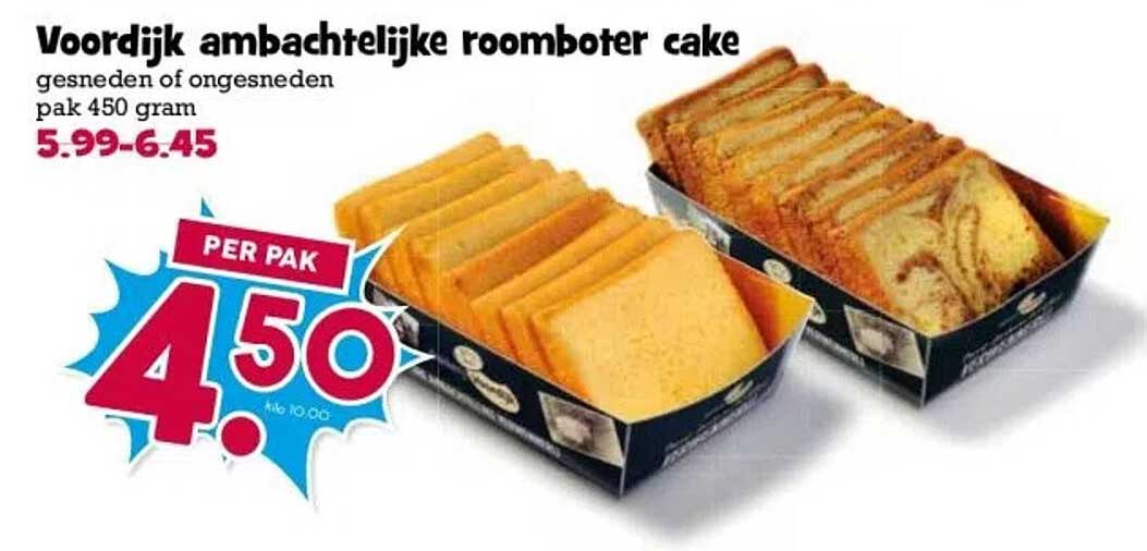 Voordijk ambachtelijke roomboter cake