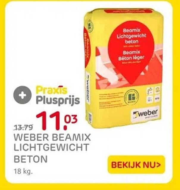 WEBER BEAMIX LICHTGEWICHT BETON
