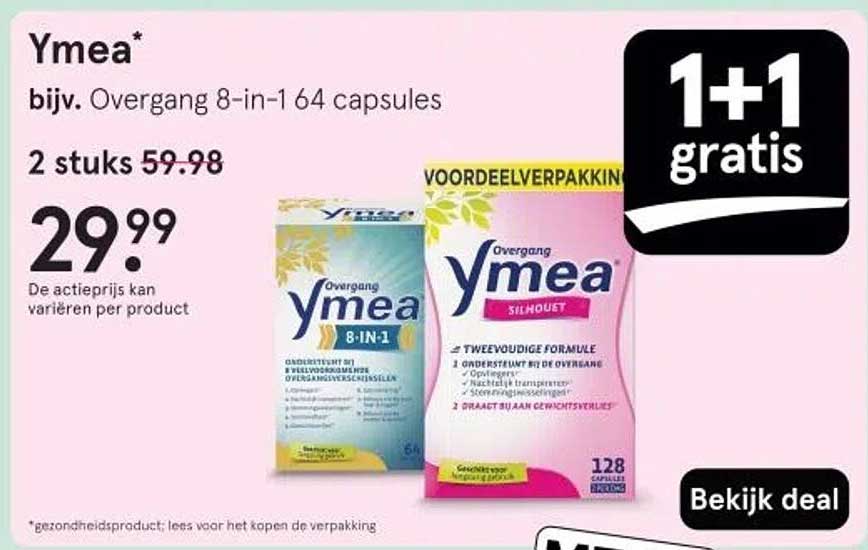 Ymea* bijv. Overgang 8-in-1 64 capsules