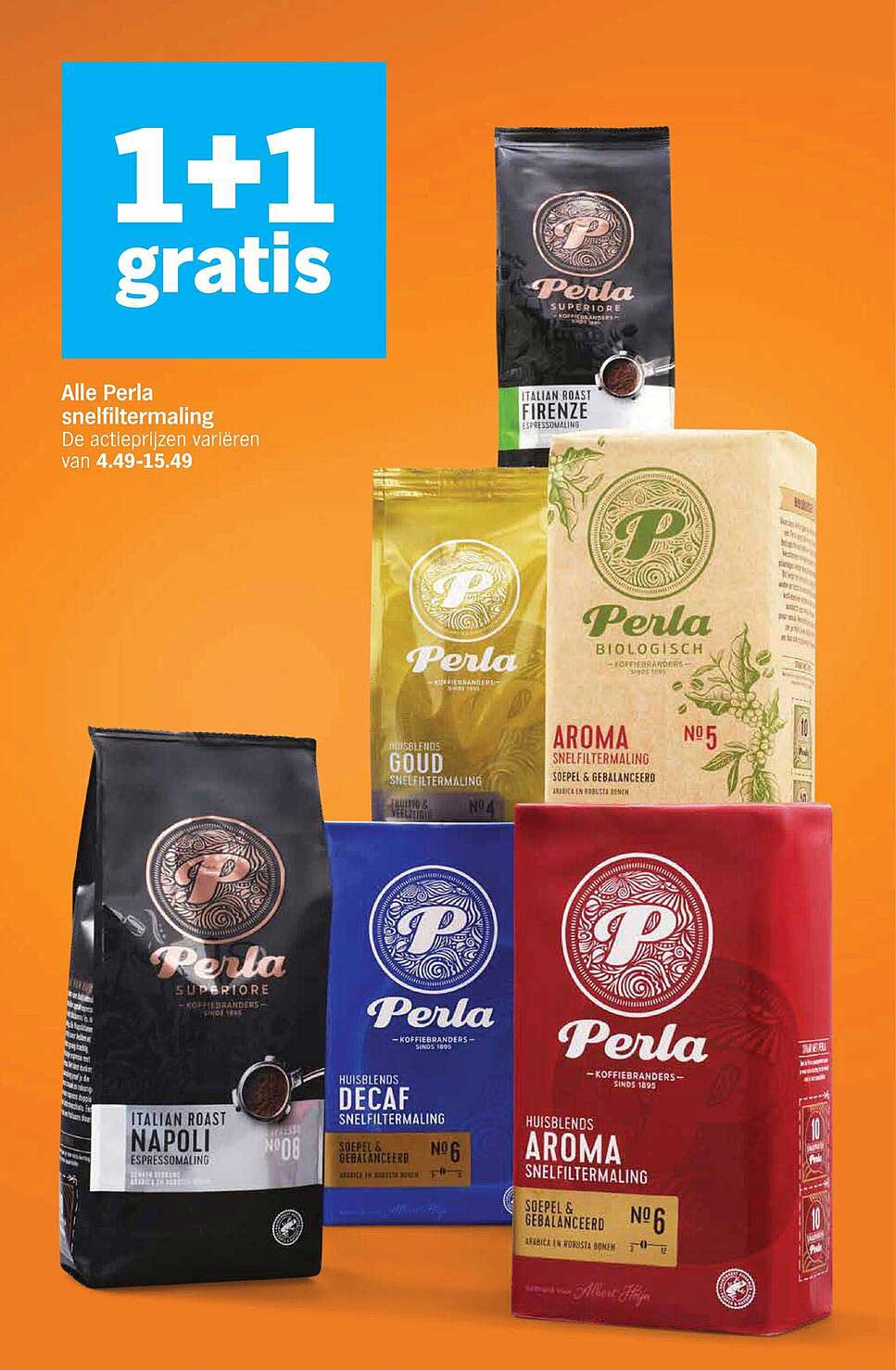1+1 gratis Alle Perla snelfiltermaling