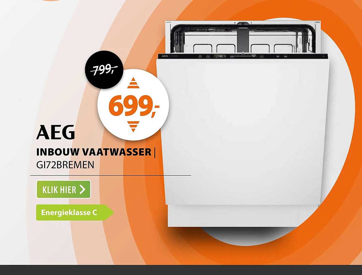 AEG inbouw vaatwasser GI72BREMEN